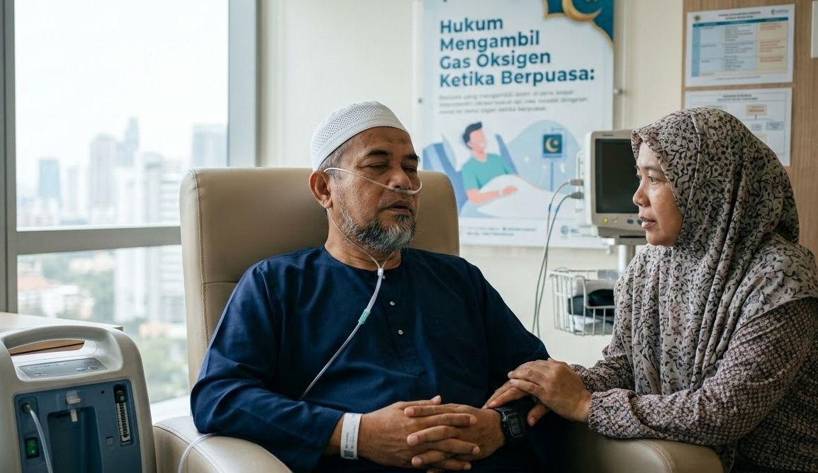 Hukum Mengambil Gas Oksigen Ketika Berpuasa