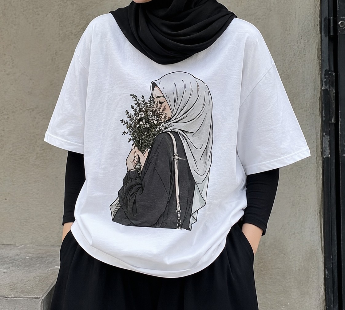 Hukum Memakai Baju Gambar Kartun Wanita