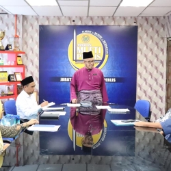 Kunjung Hormat Majlis Kebajikan Masyarakat Negeri Perlis ke Jabatan Mufti Negeri Perlis 6 Feb 2020