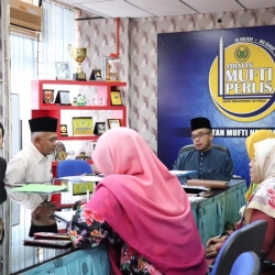 Kunjung Hormat Pengarah AADK Negeri Perlis (Pn. Azizah Ahmad) ke Jabatan Mufti Negeri Perlis Januari 2020